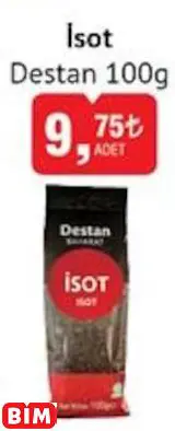 DESTAN İSOT DESTAN İSOT